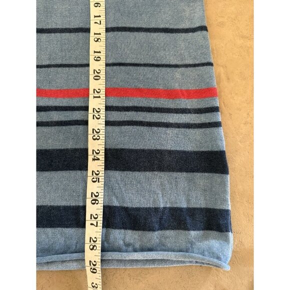 AZUL by Moussy Aztec Knit T-Shirt Sweater Blue Red Geometric Size XL - Picture 9 of 10